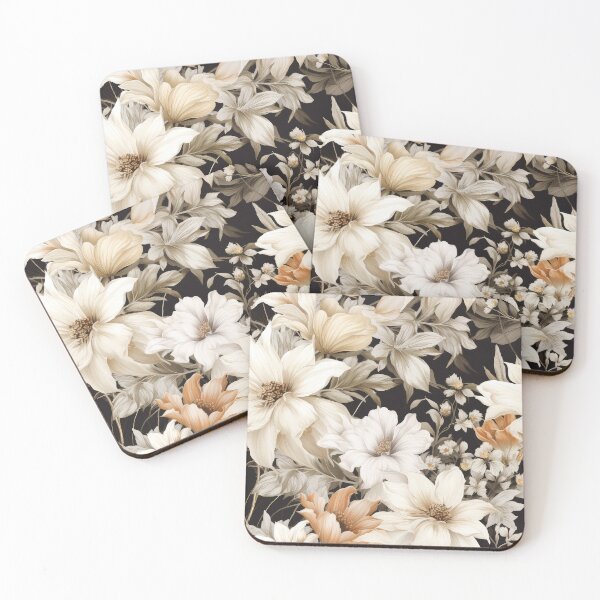 Item preview, Neutral Wildflowers Meadow designed and sold by Magnuna.