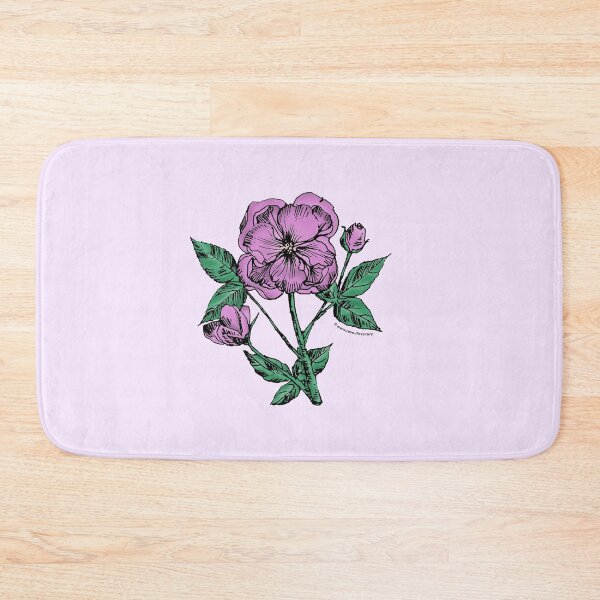Item preview, Purple Pompon Rose Bloom Semi-Double 8-15 Petals In 2 Rows designed and sold by Rachael Taylor.