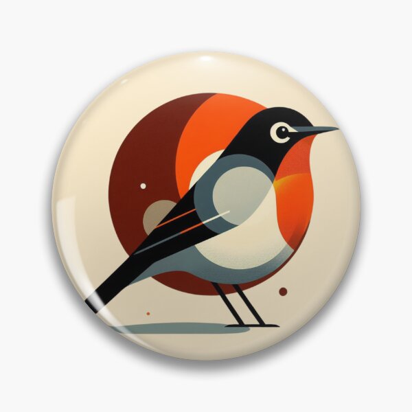 Item preview, Abstract, Minimalist American Robin designed and sold by Gaborai.