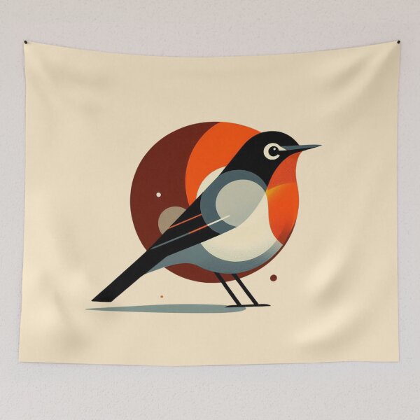 Item preview, Abstract, Minimalist American Robin designed and sold by Gaborai.