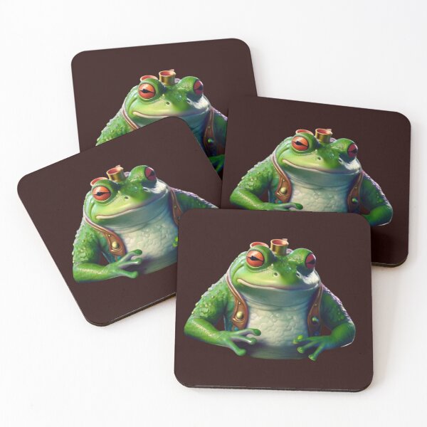 Item preview, Croak-Worthy Chic: Eye-Catching Frog Tee designed and sold by DunuStore.