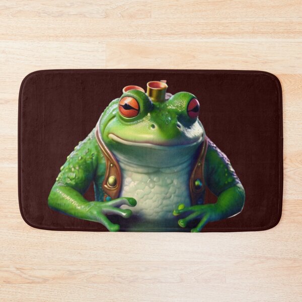 Item preview, Croak-Worthy Chic: Eye-Catching Frog Tee designed and sold by DunuStore.