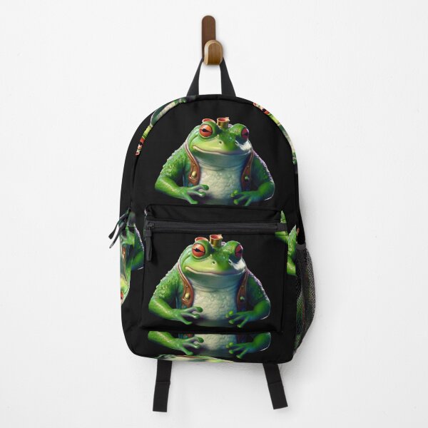 Item preview, Croak-Worthy Chic: Eye-Catching Frog Tee designed and sold by DunuStore.
