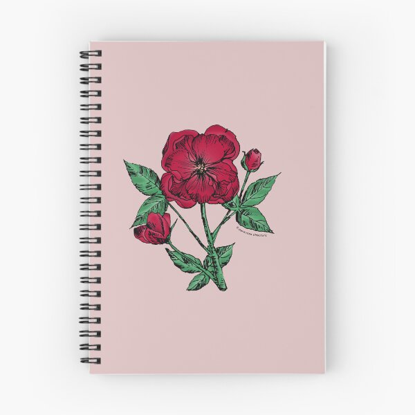 Item preview, Dark Red Pompon Rose Bloom Semi-Double 8-15 Petals In 2 Rows designed and sold by Rachael Taylor.