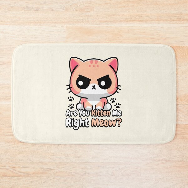Item preview, Are You Kidding Me Right Meow! Cute Cat Pun designed and sold by PMCreative.