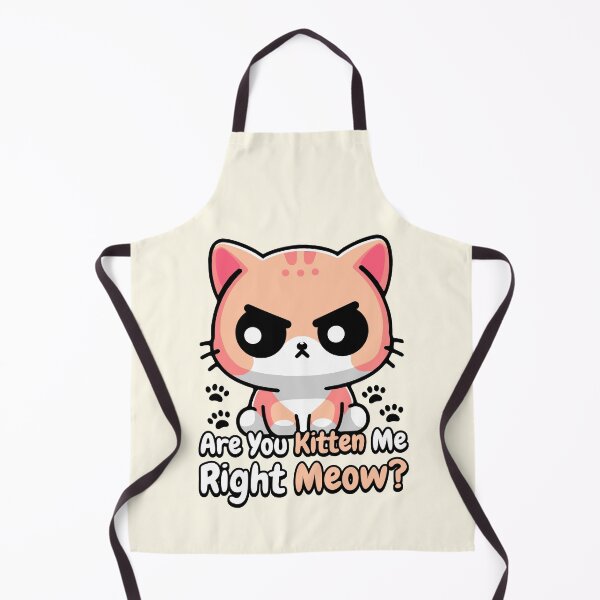 Item preview, Are You Kidding Me Right Meow! Cute Cat Pun designed and sold by PMCreative.