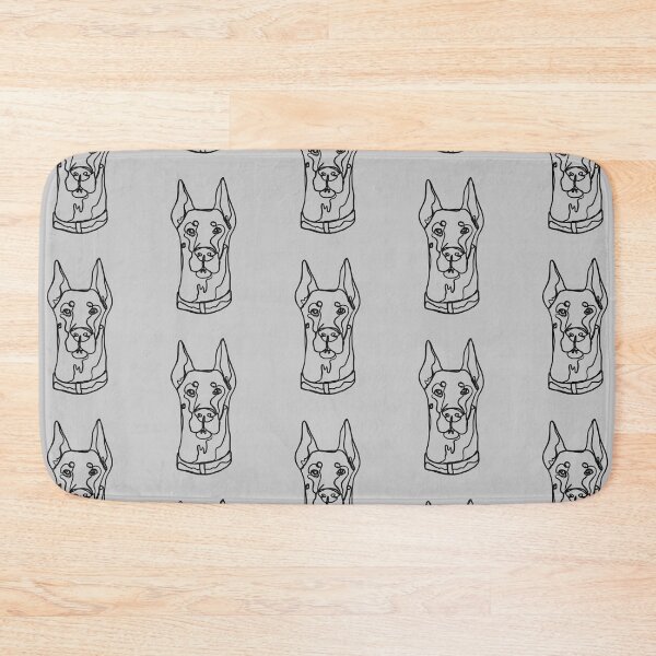 Item preview, Doberman One Line Art designed and sold by DrawesomeStudio.