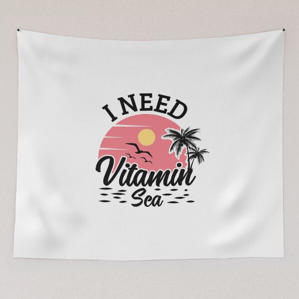 Item preview, I need vitamin sea summer designed and sold by ShopMaxiDesigns.