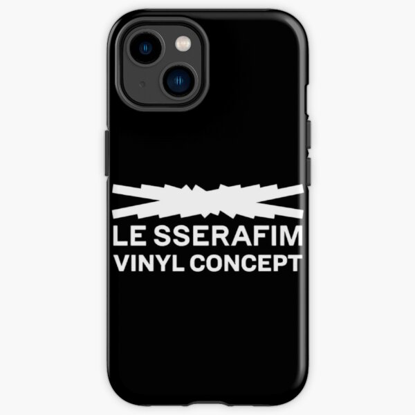 ○日本正規品○ EASY SSERAFIM LE iPhoneアクセサリー LOGO BLACK CASE