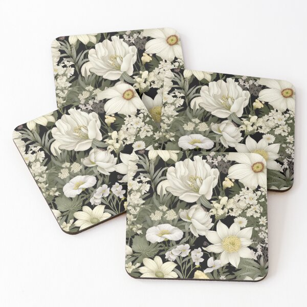 Item preview, Neutral Wildflowers Meadow designed and sold by Magnuna.