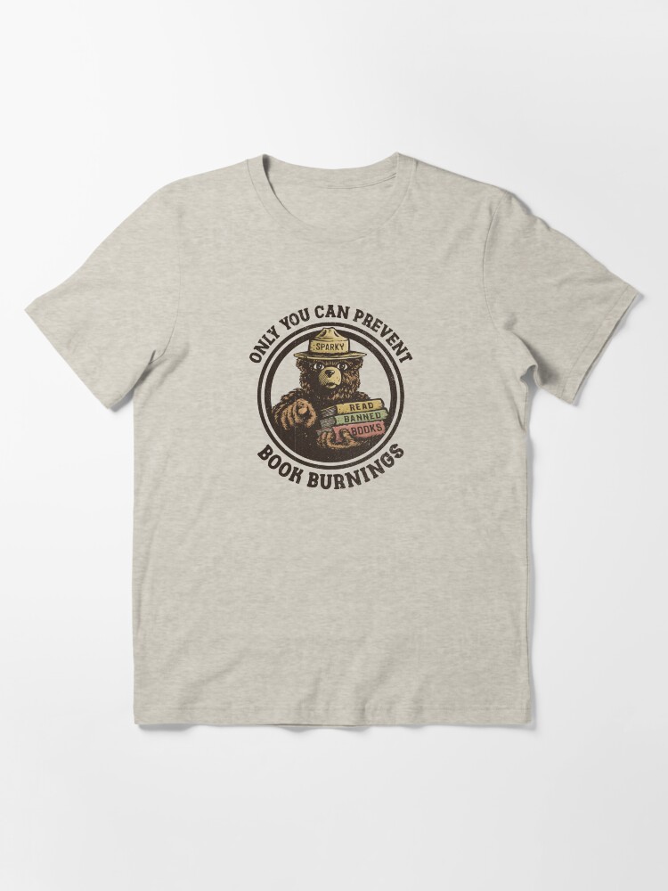 the unbelievers Burning Books T-Shirt L USED Scott Bourne