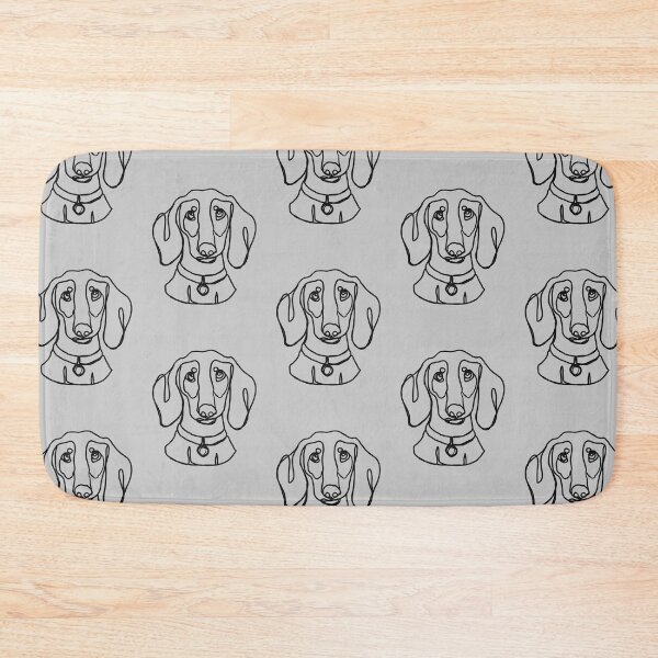 Item preview, Dachshund One Line Art designed and sold by DrawesomeStudio.