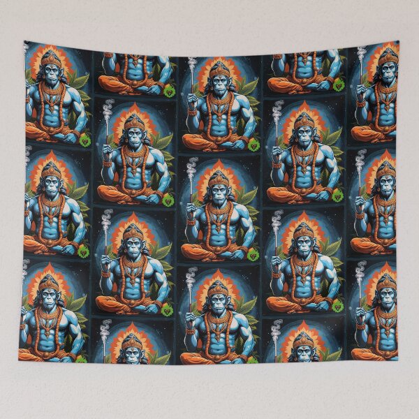 Item preview, Hanuman weed hindu designed and sold by GreenKingShop.