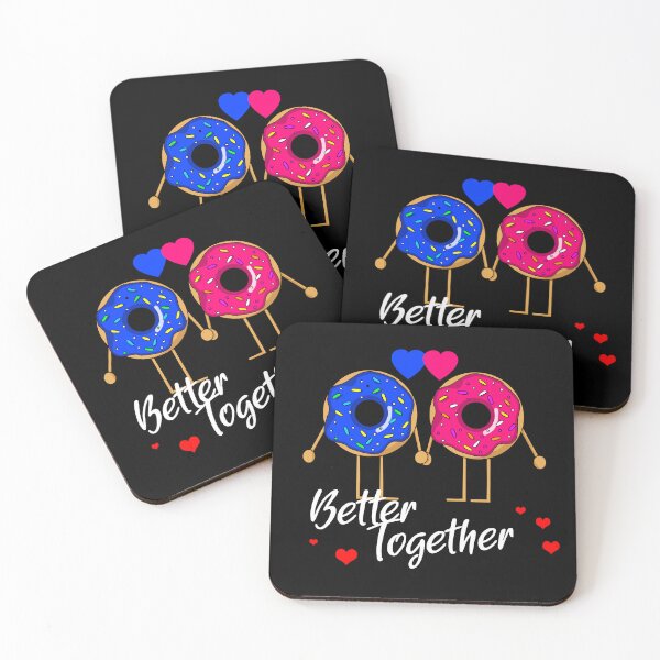Item preview, Donut Love Partner Valentine's Day - Better Together designed and sold by FoxyS.