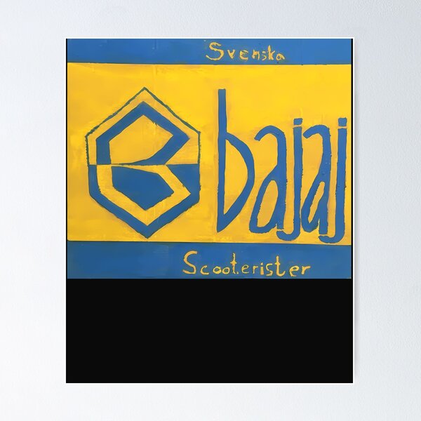 Item preview,  Logo Of The Swedish Bajaj Scooterists Handmade designed and sold by AliciaLBlum.