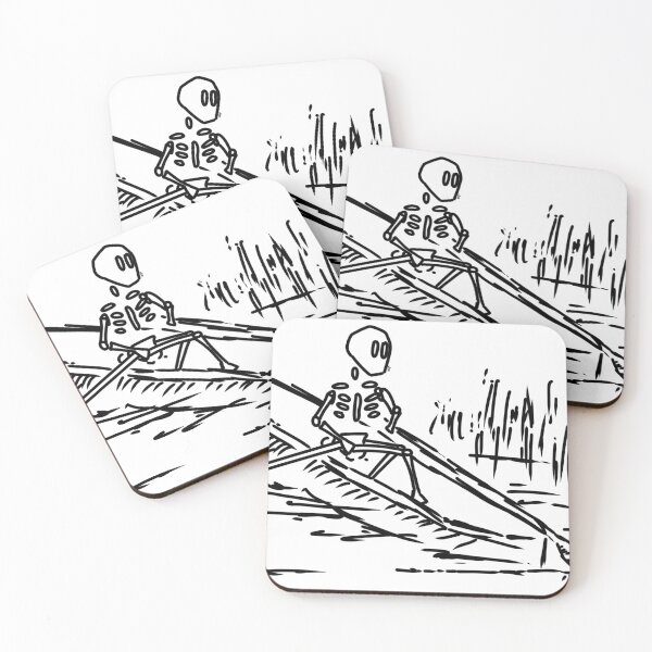 Item preview, #027 Skeleton Canoeing  designed and sold by Jasmine Froley.