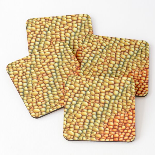 Item preview, fantasy pattern yellow colorful circles lines surfaces corn kernel designed and sold by G-M-Designs.