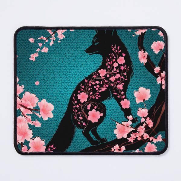 Item preview, Spring sakura fox with background designed and sold by Hidrok.