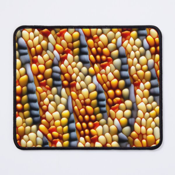 Item preview, fantasy pattern yellow colorful circles lines surfaces corn kernel designed and sold by G-M-Designs.