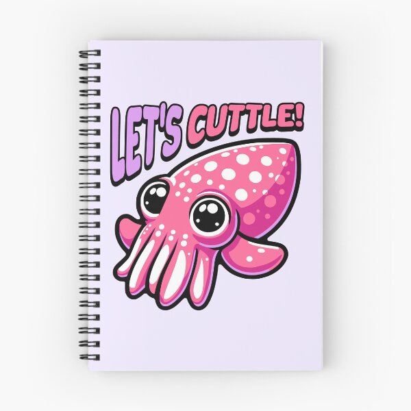 Item preview, Let's Cuttle! Cute Cuttle Fish Pun designed and sold by PMCreative.