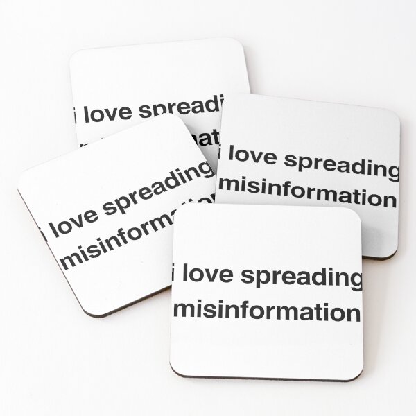 Item preview, copy of i love spreading misinformation designed and sold by p0lk4.