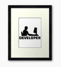 Developer Framed Print