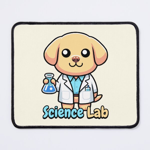 Item preview, Science Lab Cute Science Dog Pun designed and sold by PMCreative.