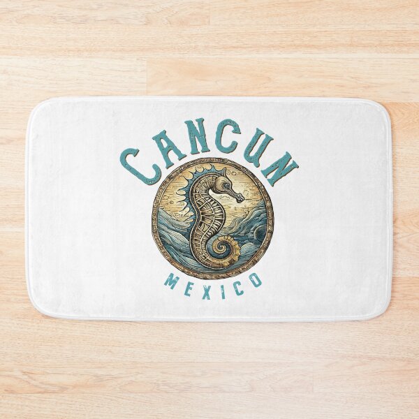 Item preview, Cancun Mexico Vintage Seahorse Nautical Design designed and sold by Futurebeachbum.