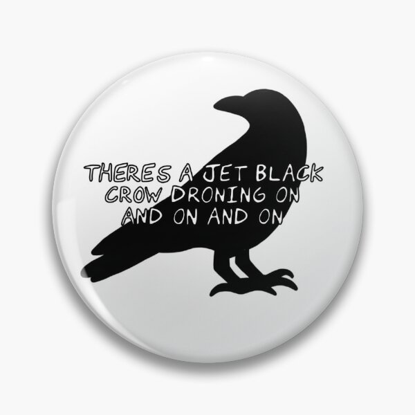 Item preview, 'Jet Black Crow' Twin Skeletons  designed and sold by stickerst0re.