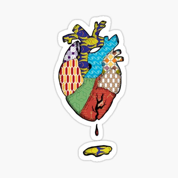 Item preview, Wounded heart designed and sold by jaimegrafico.