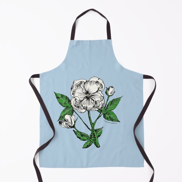Item preview, White Pompon Rose Bloom Semi-Double 8-15 Petals In 2 Rows designed and sold by Rachael Taylor.