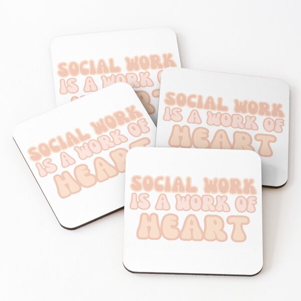 Item preview, Social Work is a Work of Heart designed and sold by EmRoseBoise.