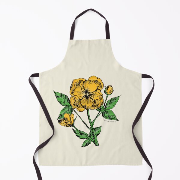 Item preview, Yellow Pompon Rose Bloom Semi-Double 8-15 Petals In 2 Rows designed and sold by Rachael Taylor.