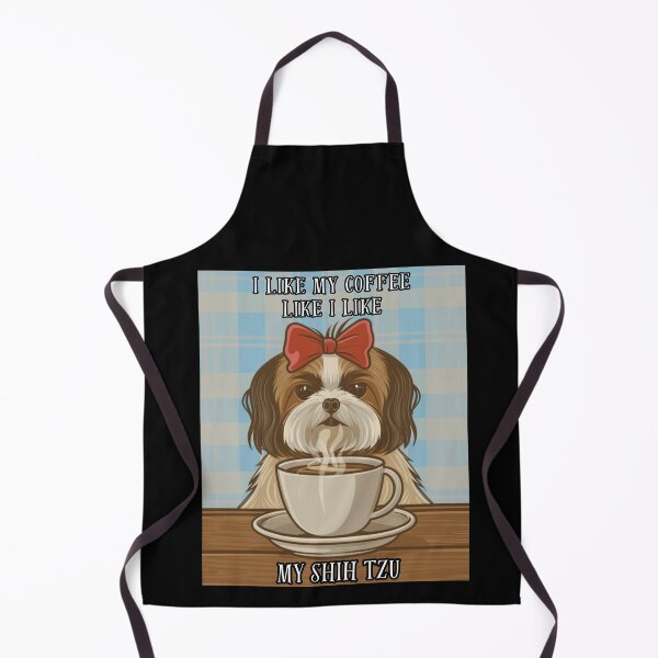 Item preview, I like my coffee like I like my shih tzu designed and sold by Imagin8Graphic.