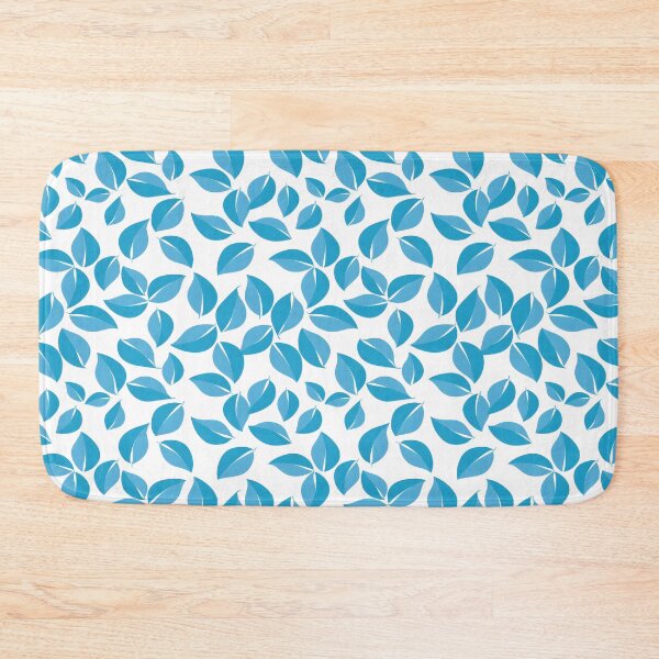 Item preview, Blue Leaves Pattern designed and sold by ArtbyAiGallery.