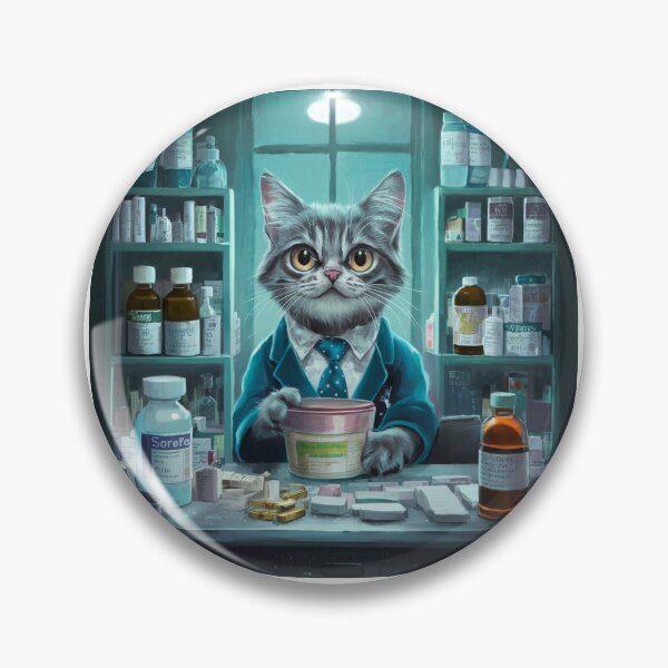 Item preview, Pharmacy school - pharmacy cat designed and sold by Gkate-art.