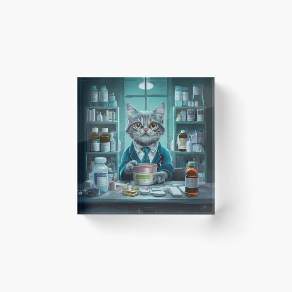 Item preview, Pharmacy school - pharmacy cat designed and sold by Gkate-art.