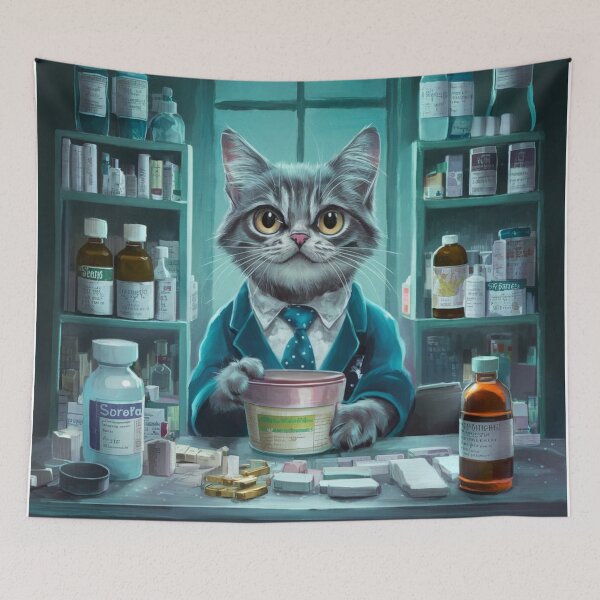 Item preview, Pharmacy school - pharmacy cat designed and sold by Gkate-art.
