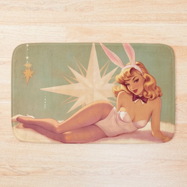 Item preview, Easter Bunny Costume Modern Gil Elgren Pin Up Art  designed and sold by theniteflix.