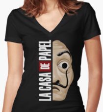 Bela Ciao Women's Fitted V-Neck T-Shirt