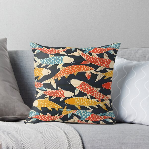 Item preview, Colorful Coy Fish Pattern designed and sold by ArtbyAiGallery.