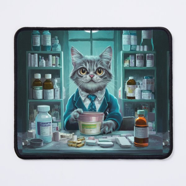 Item preview, Pharmacy school - pharmacy cat designed and sold by Gkate-art.