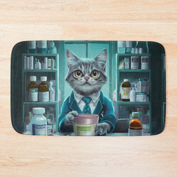 Item preview, Pharmacy school - pharmacy cat designed and sold by Gkate-art.