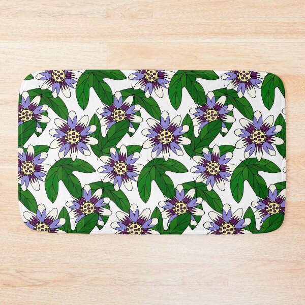Item preview, Passionflower. Flowers and leaves in a seamless pattern designed and sold by Eridanka.