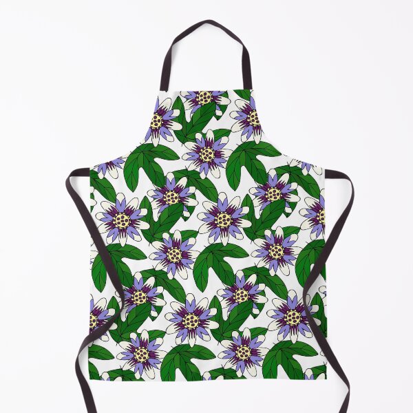 Item preview, Passionflower. Flowers and leaves in a seamless pattern designed and sold by Eridanka.