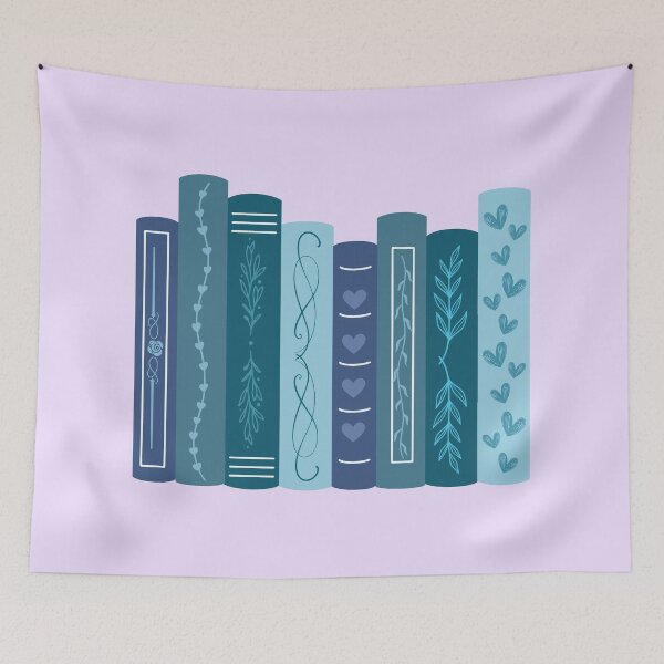 Item preview, Blue Bookshelf designed and sold by Neadoodles.