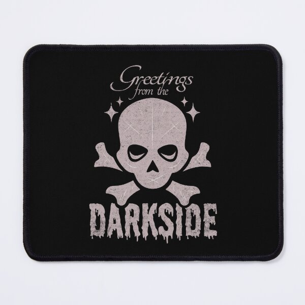 Item preview, Greetings From The Darkside Grunge Skull and Crossbones designed and sold by ObsidianDaz.