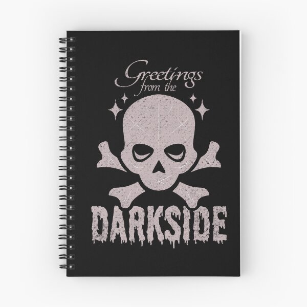 Item preview, Greetings From The Darkside Grunge Skull and Crossbones designed and sold by ObsidianDaz.