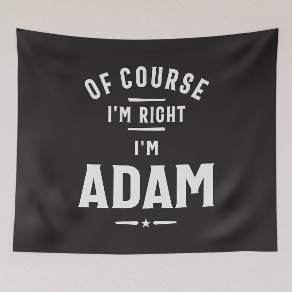 Aperçu de l'œuvre Adam Nom personnalisé authentique et fiable Adam créée et vendue par cidolopez.
