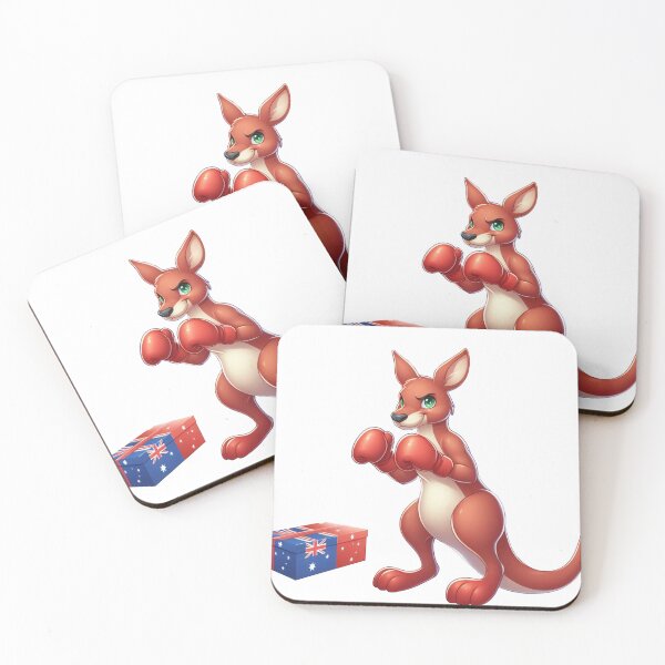 Item preview, Cute Boxing Kangaroo Red Gloves designed and sold by Martial-Art-23.